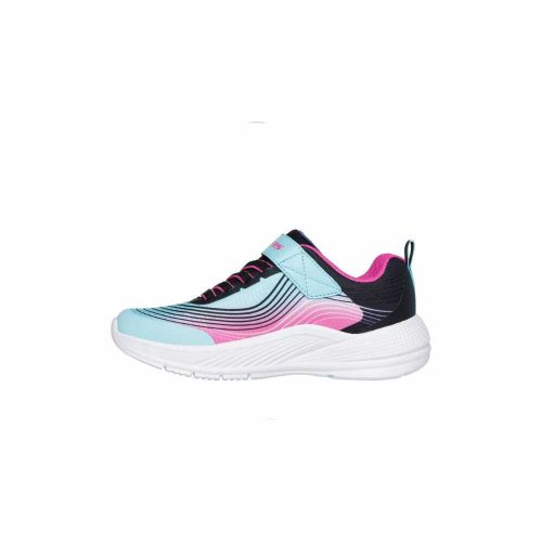27-es Skechers lány sportcipő - Microspec Advance-Aqua/Lila