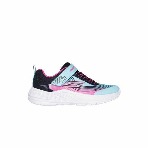 28,5-es Skechers lány sportcipő - Microspec Advance-Aqua/Lila