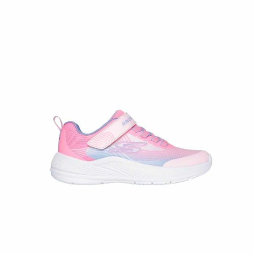 28,5-es Skechers lány sportcipő - Microspec Advance- halvány rózsaszín