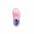 26-os Skechers lány sportcipő - Microspec Advance, világos rózsaszín
