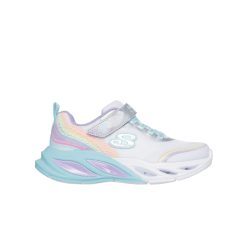  27-es Skechers villogós lány sportcipő, szivárványos színekkel