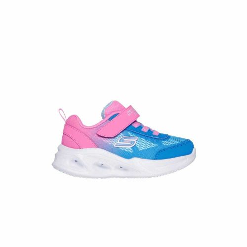 26-os Skechers lány villogó sportcipő - S-Lights: Sola Glow, kék/pink