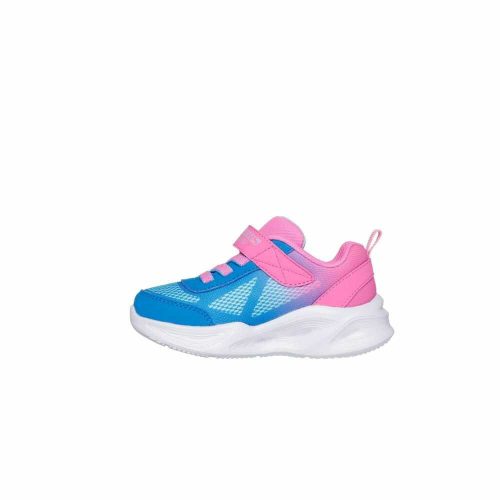 26-os Skechers lány villogó sportcipő - S-Lights: Sola Glow, kék/pink