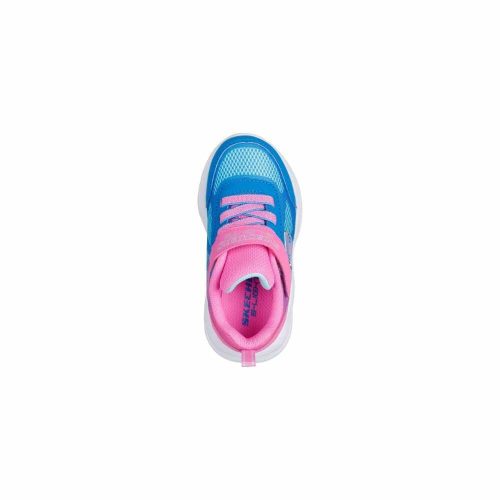 26-os Skechers lány villogó sportcipő - S-Lights: Sola Glow, kék/pink