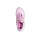 27,5-es Skechers villogós lány sportcipő, szivárványos színekkel, rózsaszín