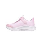27,5-es Skechers villogós lány sportcipő, szivárványos színekkel, rózsaszín