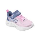 28-as Skechers villogós lány sportcipő, rózsaszín/szürke