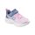 28-as Skechers villogós lány sportcipő, rózsaszín/szürke