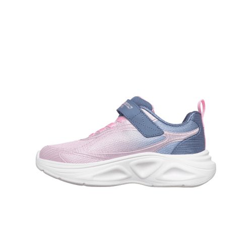 28-as Skechers villogós lány sportcipő, rózsaszín/szürke
