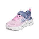28-as Skechers villogós lány sportcipő, rózsaszín/szürke