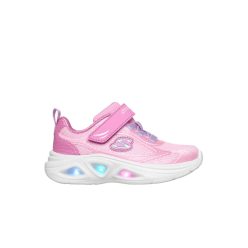 22-es Skechers villogós lány sportcipő, rózsaszín