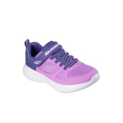   27-es Skechers lány sportcipő, GO RUN 400 V2 – Trace Track, kékeslila/rózsaszín 