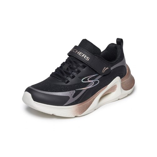 33-as Skechers lány sportcipő, Tide Tech - Coastlite, fekete/rózsa arany