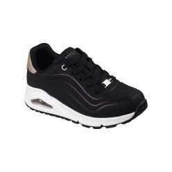 35-ös Skechers lány/női Uno sportcipő, fekete