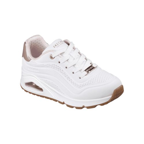 39,5-es Skechers lány/női Uno sportcipő, fehér