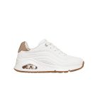 39,5-es Skechers lány/női Uno sportcipő, fehér