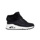 36-os Skechers lány vízálló bokacsizma, Waterproof: UNO Gen1 - Comfurt Kicks, fekete 