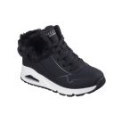 36-os Skechers lány vízálló bokacsizma, Waterproof: UNO Gen1 - Comfurt Kicks, fekete 