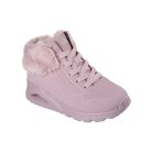 33-as Skechers lány vízálló bokacsizma, Waterproof: UNO Gen1 - Comfurt Kicks, mályva 