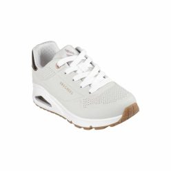   37-es Skechers lány/női sportcipő, Uno Gen1 - Shimmer Away, bézs