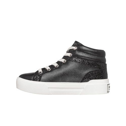35,5-es Skechers lány magasszárú bokacsizma,Aura LX, fekete/rózsaarany 