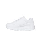 36,5-es Skechers lány/női Uno Lite sportcipő, szívecskés, fehér