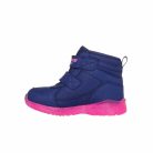 24-es Skechers Kislány villogós vízlepergető bakancs, sötétkék/pink