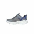 27,5-es Skechers fiú villogó sportcipő, cápás - S-Lights: Creature-Lights, Szürke/Kék