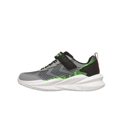 33-as Skechers fiú villogós sportcipő - Meteor-Lights (szürke-zöld)