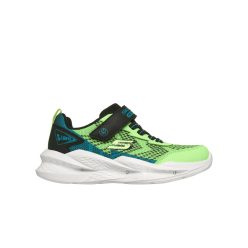  27-es Skechers fiú villogós sportcipő - Meteor-Lights (neonzöld)