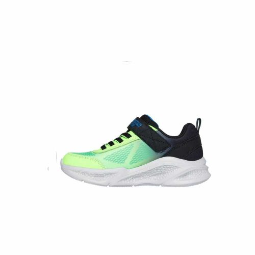 35,5-es Skechers fiú villogó sportcipő - Meteor-Lights - Krendox, lime zöld/fekete