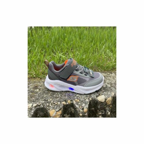 23-as Skechers fiú villogó sportcipő- Meteor-Lights - Krendox, szürke
