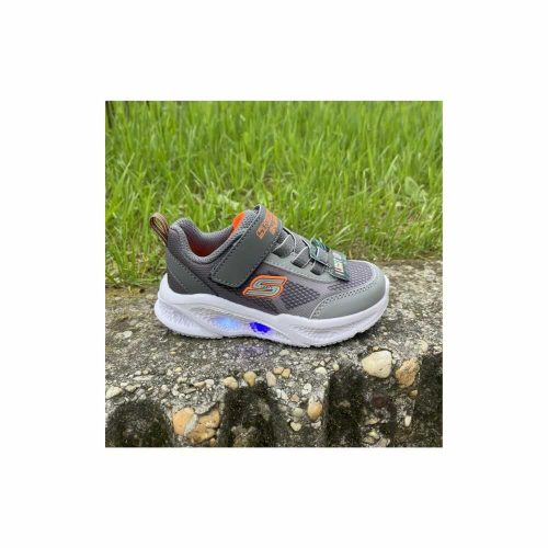 23-as Skechers fiú villogó sportcipő- Meteor-Lights - Krendox, szürke