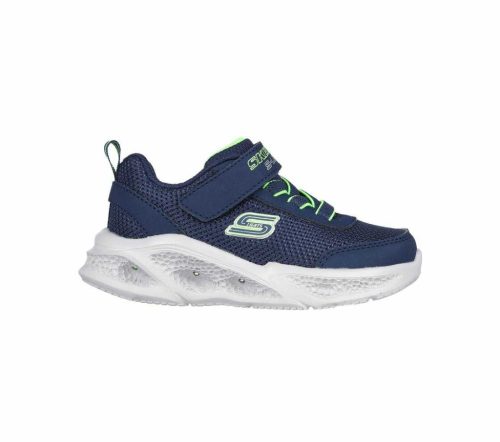 23-as Skechers villogó fiú sportcipő, Meteor Lights- kék