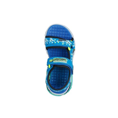27-es Skechers fiú Mega-Splash 4K szandál - kék 