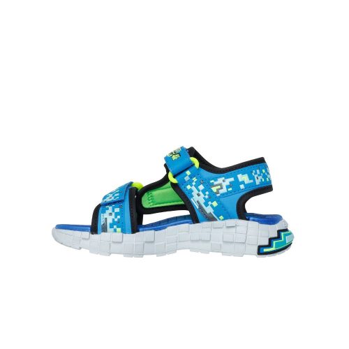 27-es Skechers fiú Mega-Splash 4K szandál - kék 