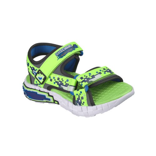 30-as Skechers fiú szandál, Mega-Splash 4K - lime/fekete