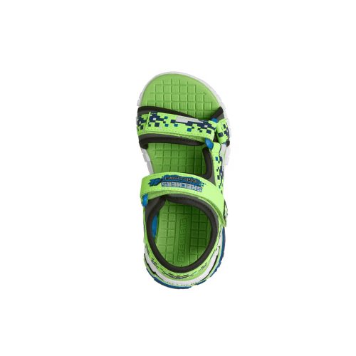 30-as Skechers fiú szandál, Mega-Splash 4K - lime/fekete