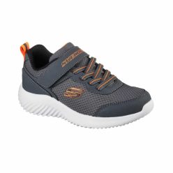 28-as Skechers fiú sportcipő - Techrox, szürke/narancs