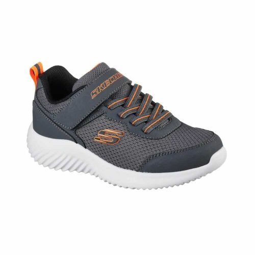 30-as Skechers fiú sportcipő - Techrox, szürke/narancs