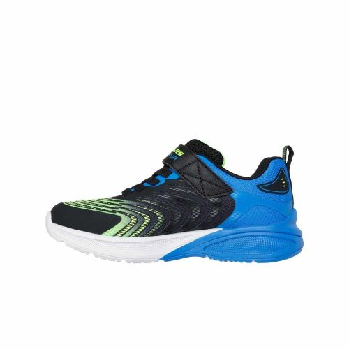 37-es Skechers fiú sportcipő - Microspec Max Advance - Vortivox, fekete/kék/lime 
