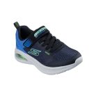 33,5-es Skechers fiú sportcipő - légpárnás, tépőzáras, kék/fekete