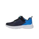 33,5-es Skechers fiú sportcipő - légpárnás, tépőzáras, kék/fekete