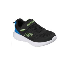   27-es Skechers fiú sportcipő- GO RUN 400 V2 - Quanta-Stride, fekete/zöld 