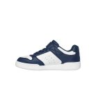 27,5-es Skechers fiú sportcipő -Quick Street, sötétkék/fehér 