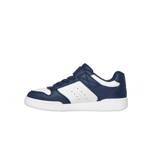 27,5-es Skechers fiú sportcipő -Quick Street, sötétkék/fehér 