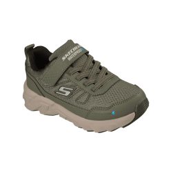   29-es Skechers fiú vízálló sportcipő- Elite Sport Tread - Aquavek, olajzöld 
