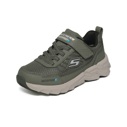 31-es Skechers fiú vízálló sportcipő- Elite Sport Tread - Aquavek, olajzöld 