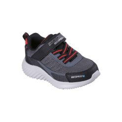   23-as Skechers fiú vízálló sportcipő- Waterproof: Bounder - Venture Squad, fekete/szürke 