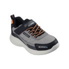 28-as Skechers fiú vízálló sportcipő- Waterproof: Bounder 2.0 – Aqua Pace, szürke/fekete 